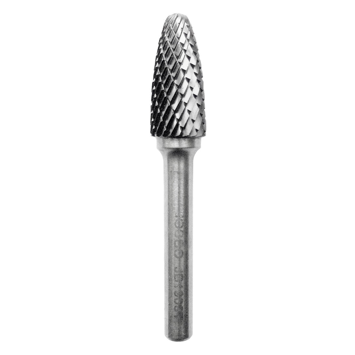 Josco - Burr DCut 12 x 25 - 1/4 Shank Tree Ball Nose Tiain Coated Carbide | JB1903T