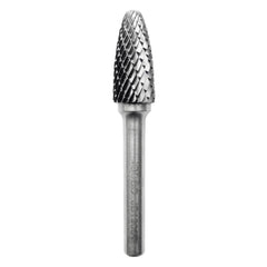 Josco - Burr DCut 12 x 25 - 1/4 Shank Tree Ball Nose Tiain Coated Carbide | JB1903T