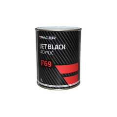 Pacer - F69 Jet Black Acrylic 1 Litre | JB1