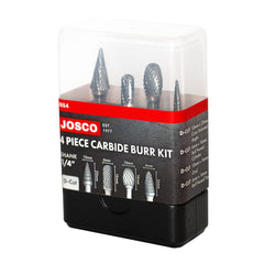 Josco - Burr Kit DCut 4pc 1/4 Shank | JBS4