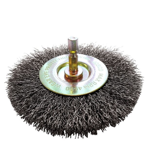 Josco - Brush Wheel CR 100 x 13 6.3 Hex Spindle 0.30 | JCW100