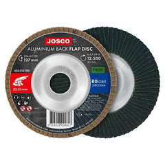 Josco - Flap Disc Zirconia 127 Aluminium Backed 80g | JDAZ12780
