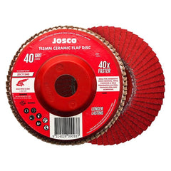 Josco - Flap Disc 115 x 22 - 40G Ceramic | JDC11540