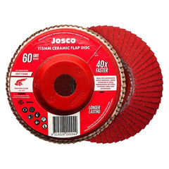 Josco - Flap Disc 115 x 22 - 60G Ceramic | JDC11560