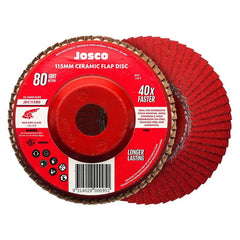 Josco - Flap Disc 115 x 22 - 80G Ceramic | JDC11580