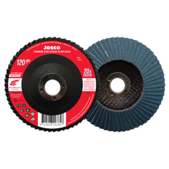 Josco - Flap Disc 100 x 16 - 120G Zirconia | JDZ100120