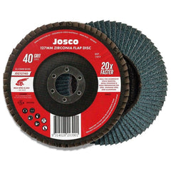 Josco - Flap Disc 127 x 22 - 40G Zirconia | JDZ12740