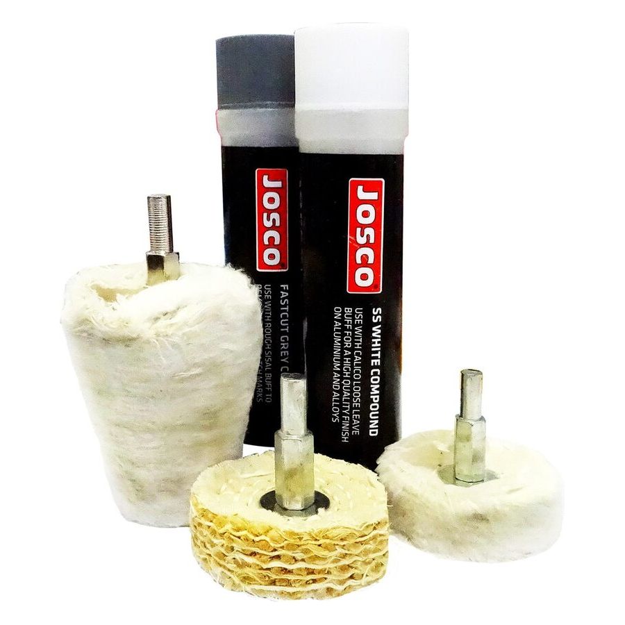 Josco - Polishing Kit 50 5pc 6.3 Hex Spindle | JMPKIT5