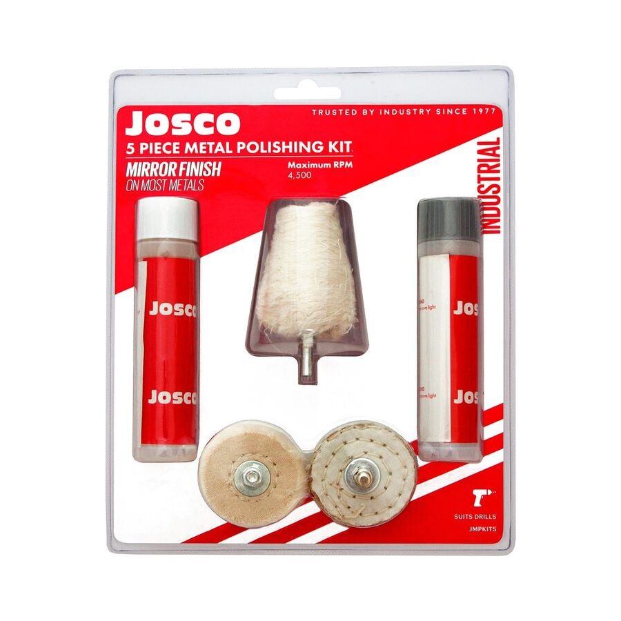 Josco - Polishing Kit 50 5pc 6.3 Hex Spindle | JMPKIT5