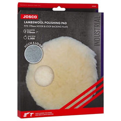 Josco - Polishing Lambswool Bonnet 178mm Hook & Loop | JP1008