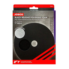 Josco - Polishing Foam Black Finishing 140 (5.5")  to fit 125 Hook and Loop | JP1021