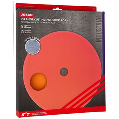 Josco - Polishing Buff Cutting Orange Foam 178mm Hook & Loop | JP1040