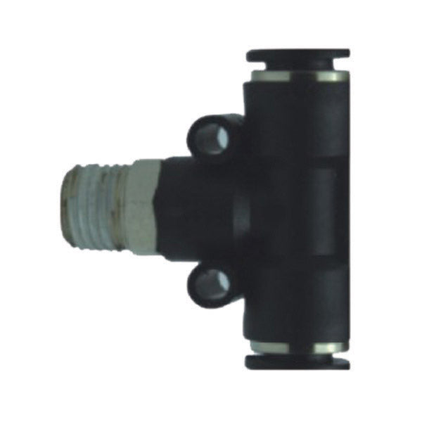 ITM - PUSH FIT FITTING, MALE TEE, 3/8" X 6MM | JPB0603