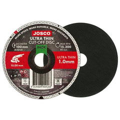 Josco - Cut-Off Disc UT Stainless 100 x 1.0 - 16.0 | JR20101