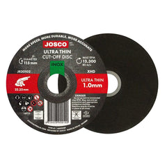 Josco - Cut-Off Disc UT Stainless 115 x 1.0 - 22.23 | JR20102