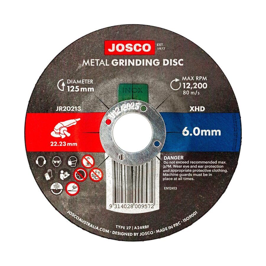 Josco - Grinding Disc 115 x 6.0 x 22.23 | JR20212