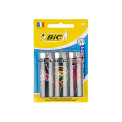 Power DC - Bic Maxi Lighter 'Themed' 3 Pack | JS003/3SL