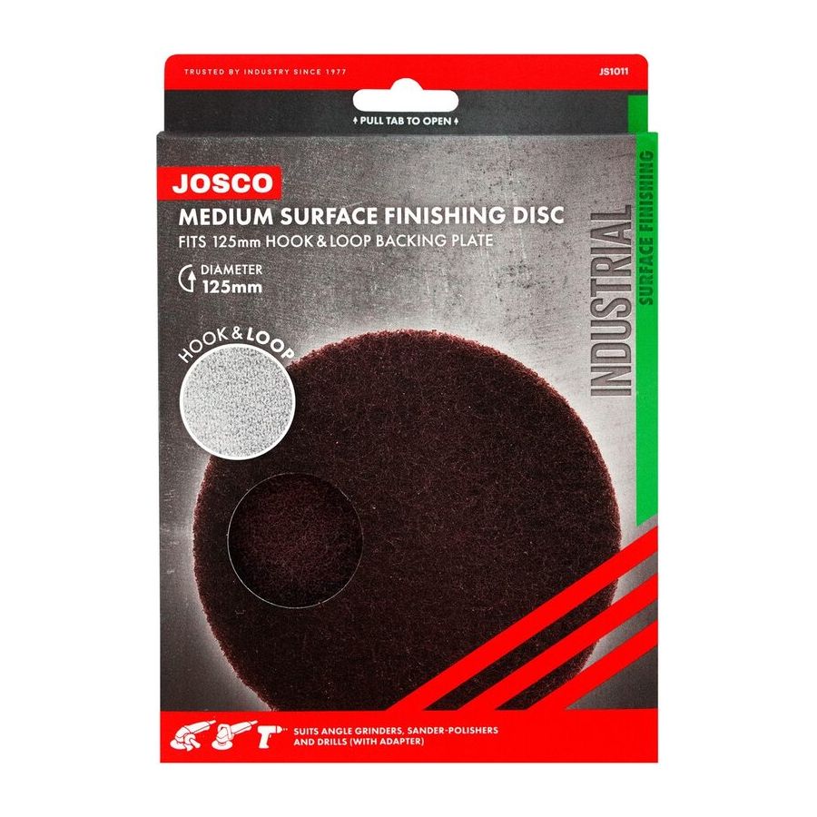 Josco - Surface Conditioning Disc 125 Medium Hook and Loop | JS1011