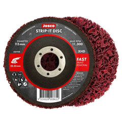 Josco - Strip it Disc 115 x 22.23 Red | JSD115R