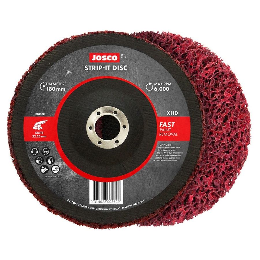 Josco - Strip it Disc 180 x 22.23 Red | JSD180R