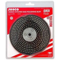 Josco - Polishing Wheel 150 x 13 - 1 Sect Rag Stitched | JST15050