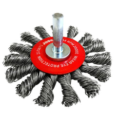 Josco - Brush Wheel TK20 HS 75 x 1R 6.35 Spindle 0.50 | JSTW75