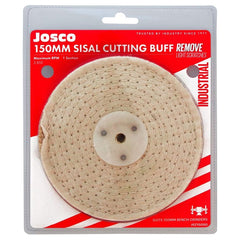Josco - Polishing Wheel 150 x 13 - 1 Sect Sisal Stitched | JSZ15050