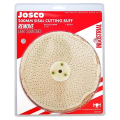 Josco - Polishing Wheel 200 x 13 - 1 Sect Sisal Stitched | JSZ20050