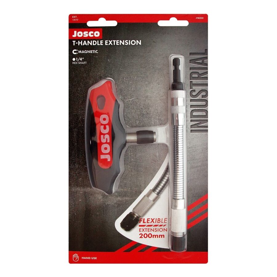 Josco - T Handle & 200mm Flexible Bit Holder | JTB200