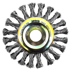 Josco - Brush Wheel TK30 - 125 x 1R x 22 - 0.50 Stainless 316 | JTW125SS