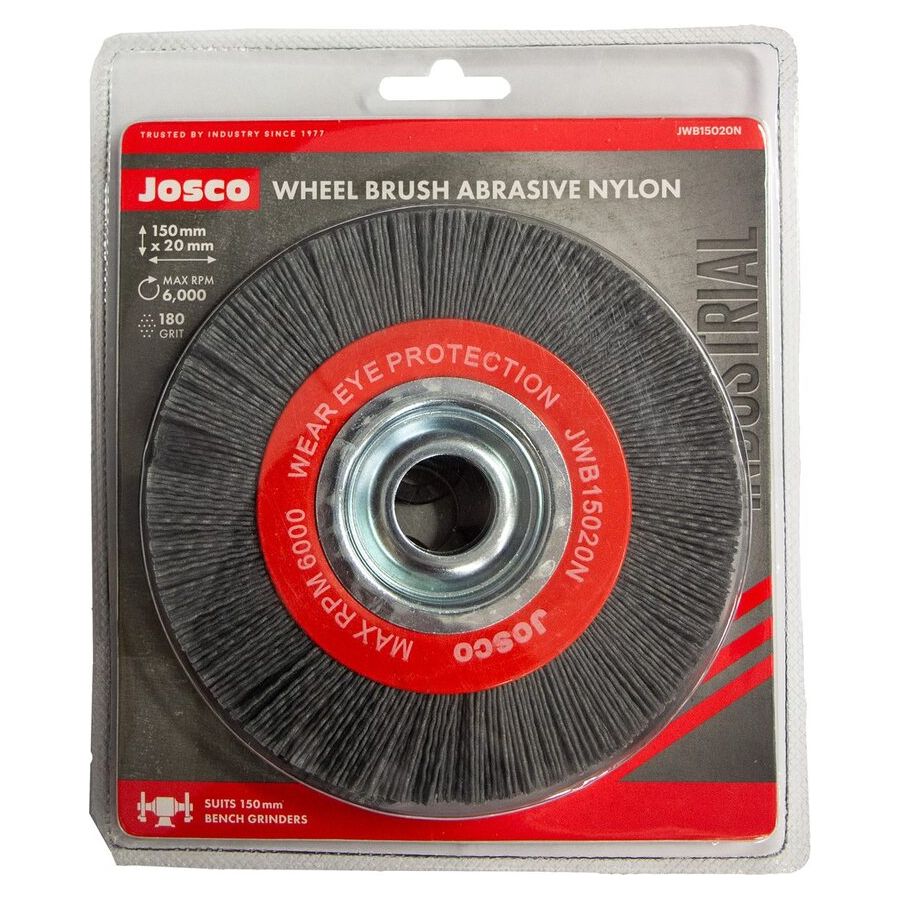 Josco - Brush Wheel CR 150 x 20 x MB 180G | JWB15020N