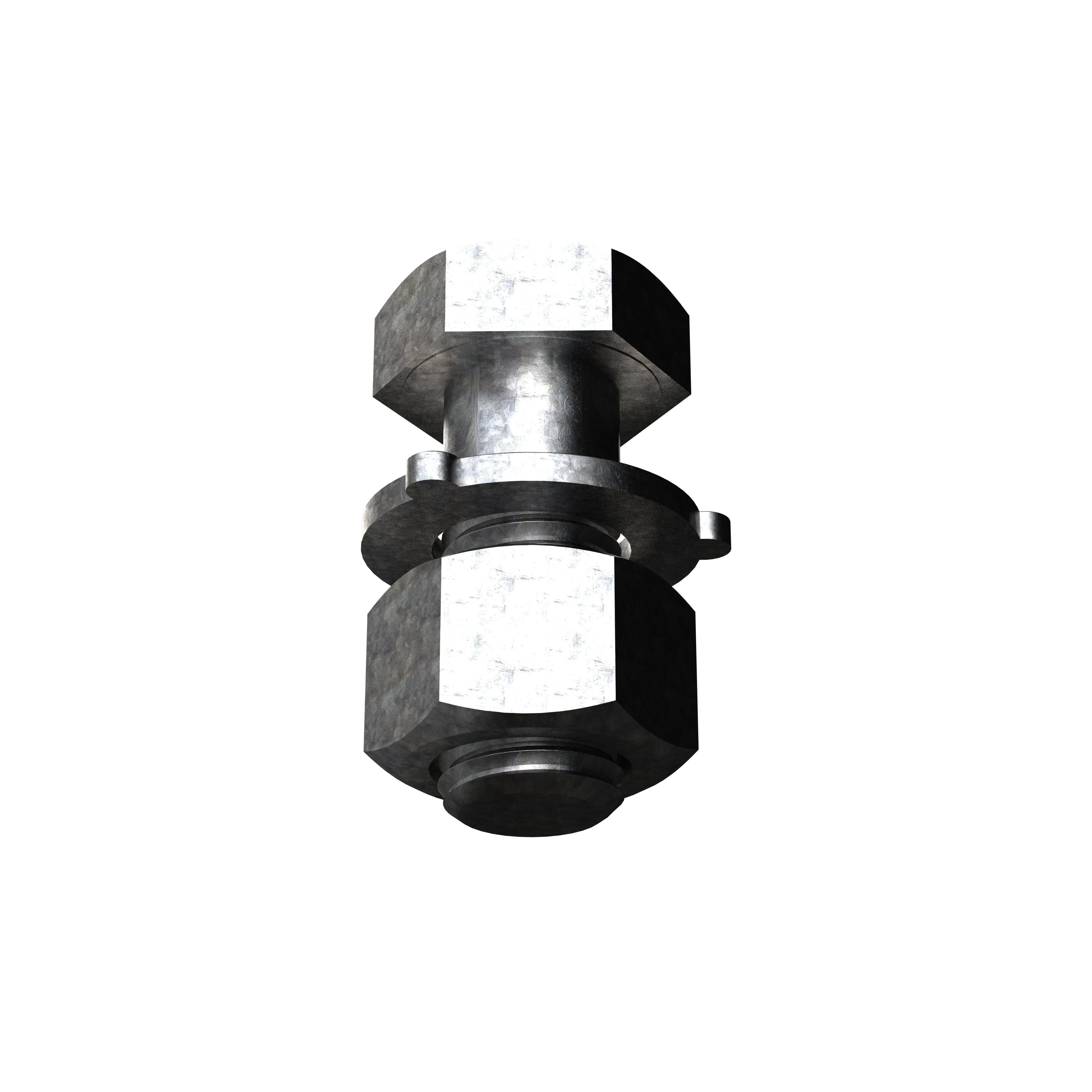 Bremick - K0 8.8 Structural Assembly Galvanized M20 X 50 | K08MG200501