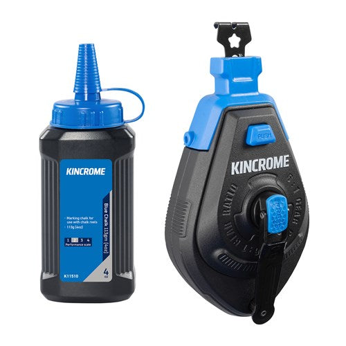 Kincrome 6:1 Chalk Reel Aluminium with Chalk | K11505