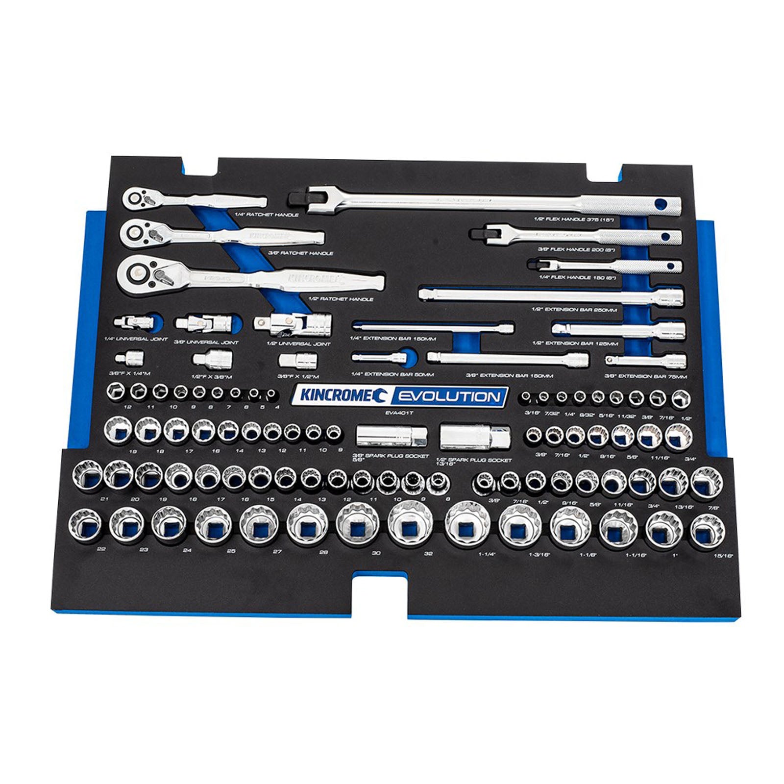 Kincrome EVOLUTION Deep Chest Tool Kit 172 Piece 7 Drawer 26" | K1219