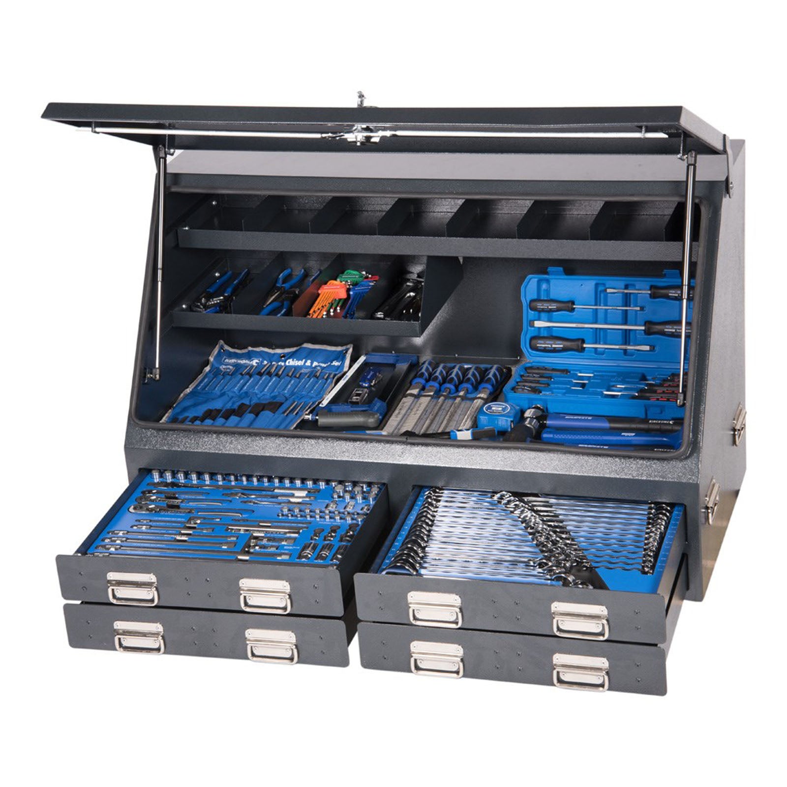Kincrome Upright Truck Box Tool Kit 232 Piece 4 Drawer 47" | K1259
