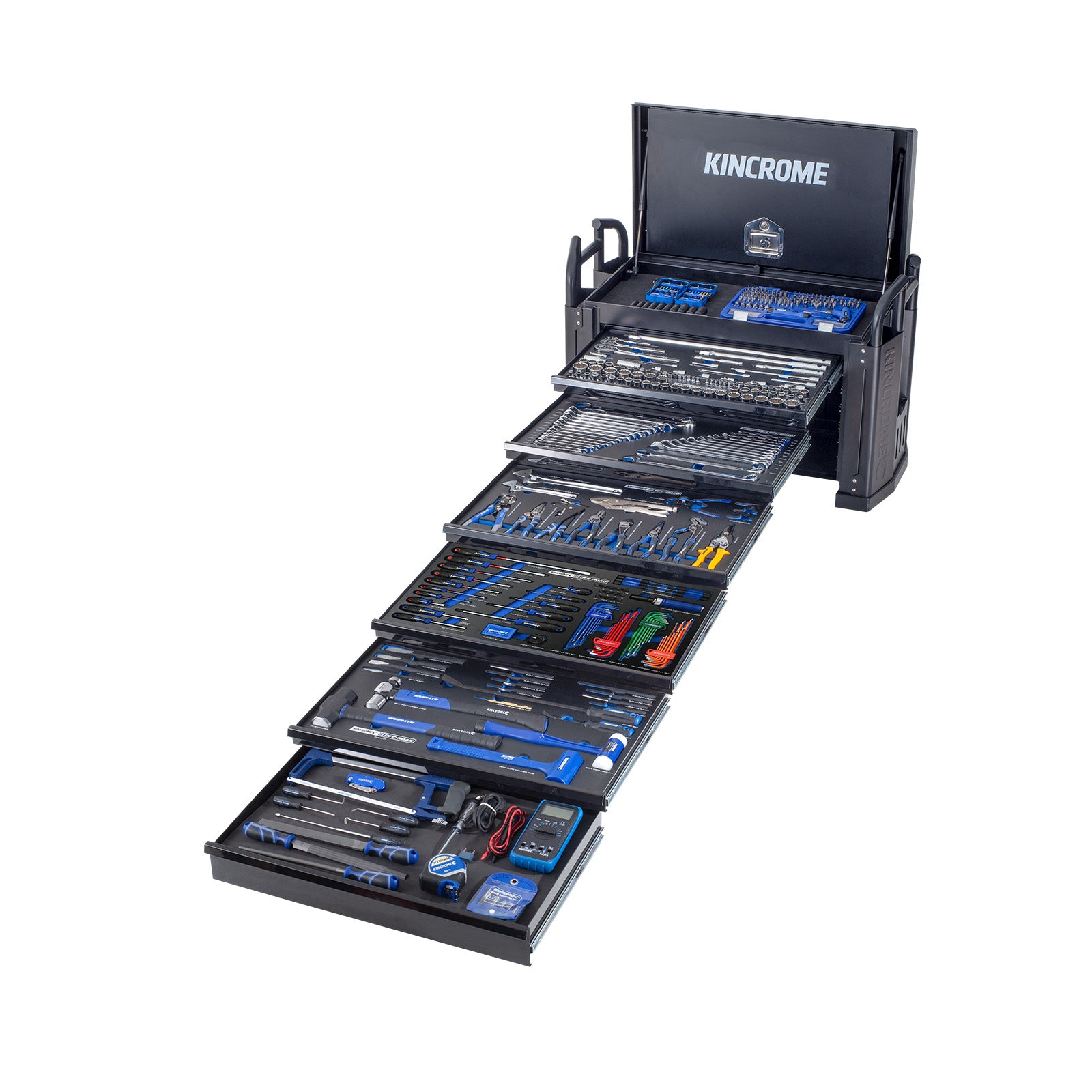 Kincrome - OFF-ROAD Field Service Kit 452 Piece 6 Drawer 39" | K1285 BLACK K1285
