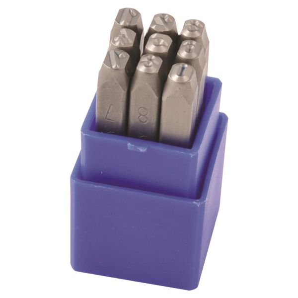 Kincrome Number Stamp Set 9 Piece 5mm | K15003