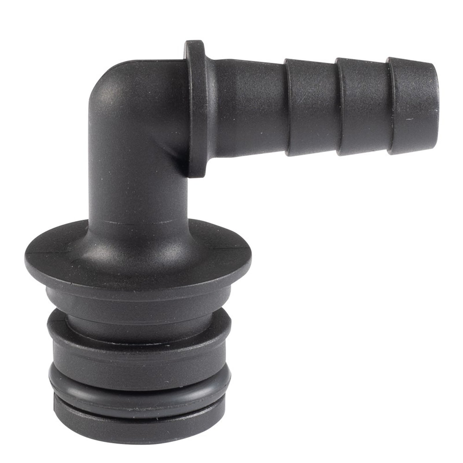 Kincrome Connector - 3/4" Quick Connect x 3/8" Hose Barb Elbow | K16143