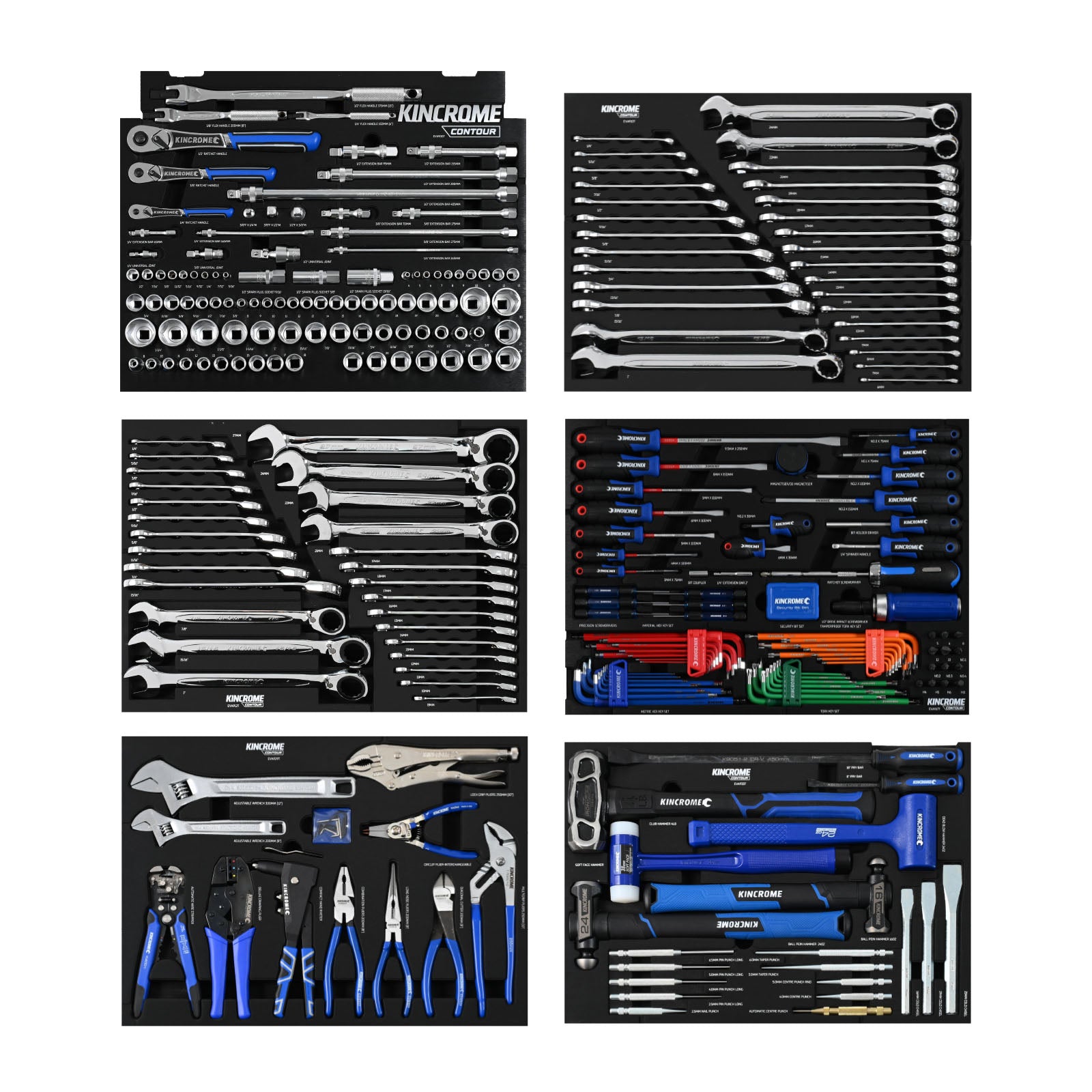Kincrome CONTOUR® Chest Tool Kit 305 Piece 5 Drawer (29") | K1945