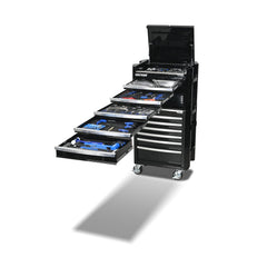Kincrome - 280 Piece Contour 29" 11 Drawer Workshop - Black | K1950B