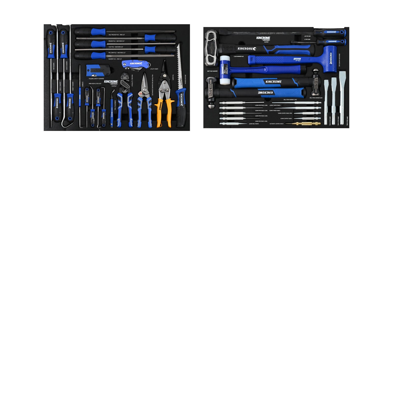 Kincrome CONTOUR® Workshop Tool Kit 554 Piece 11 Drawer (29") Black | K1955B