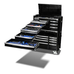 KINCROME CONTOUR® Workshop Tool Kit 480 Piece 17 Drawer (42") Black | K1957B