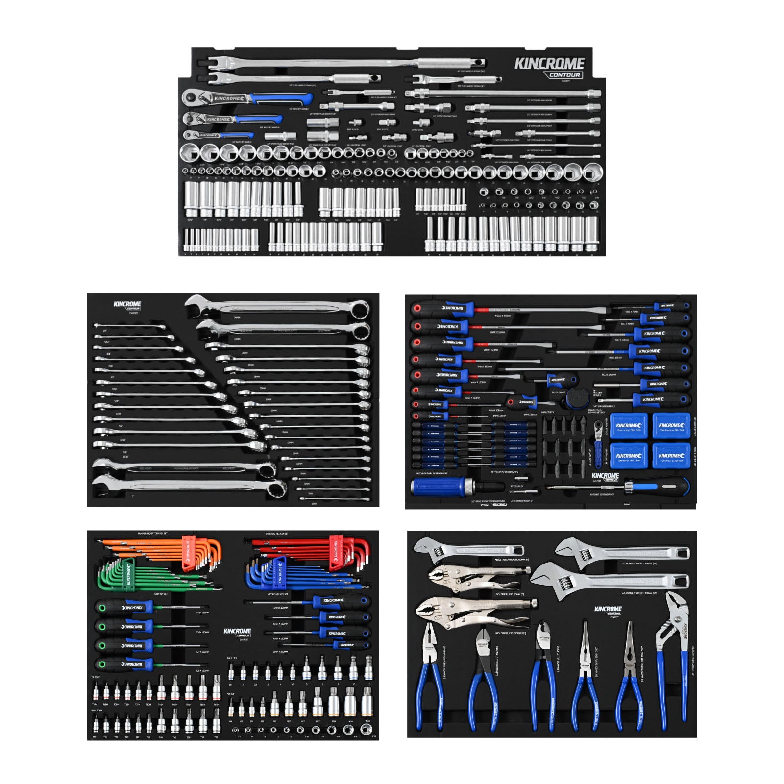 Kincrome 545 Piece Workshop Tool Kit - Professional Grade | K1958