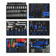 Kincrome CONTOUR® Workshop Tool Kit 1141 Piece 22 Drawer (60") Black | K1966B