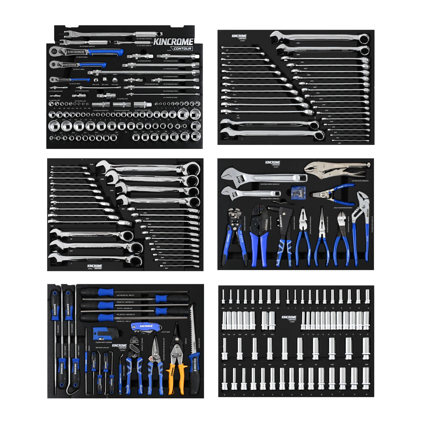 Kincrome CONTOUR® Workshop Tool Kit 868 Piece 22 Drawer (60") | K1967