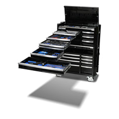 Kincrome - CONTOUR Workshop Tool Kit 475 Piece 17 Drawer (42") Black | K1970B