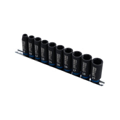 Kincrome - 3/8" Drive Metric Deep Impact Socket Rail 10 Piece | K2093