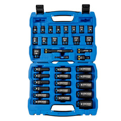 Kincrome - 1/2" Drive Impact Standard/deep Socket Set Metric 35 Piece | K2100