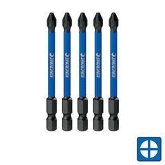 Kincrome Phillips #2 Impact Bit 75mm 5 Piece | K21244