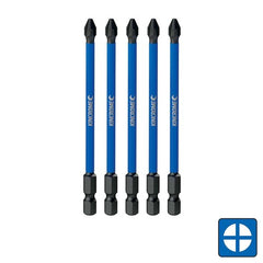 Kincrome Phillips #2 Impact Bit 100mm 5 Piece | K21248